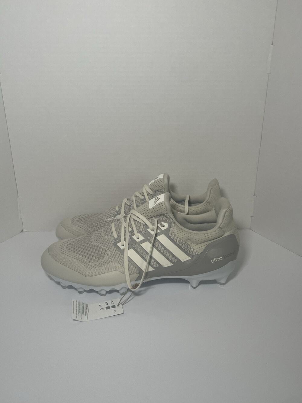Adidas Ultraboost Men's Primeknit Football Cleats Grey/Granite JP7409 Brand New